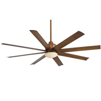 Minka Aire Slipstream LED 65" Indoor/Outdoor Ceiling Fan in Distressed Koa