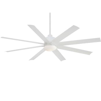 Minka Aire Slipstream LED 65" Indoor/Outdoor Ceiling Fan in Flat White