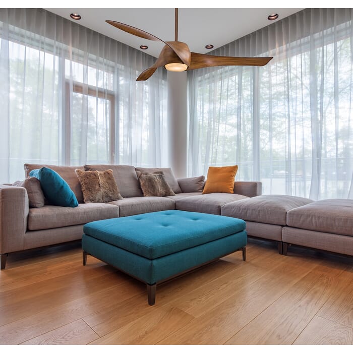 Minka-Aire Artemis XL5 62" LED Ceiling Fan in Distressed Koa Minka-Aire Artemis XL5 62" LED Ceiling Fan in Distressed Koa