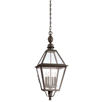 Troy Townsend 4-Light 34" Pendant Light in Natural Bronze