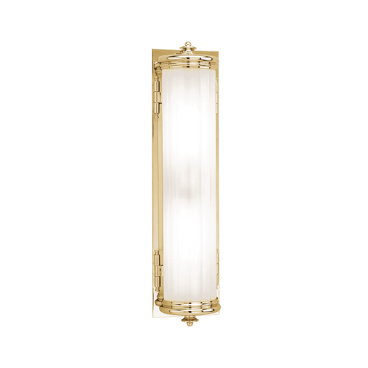 Hudson Valley Bristol 2-Light 5" Bathroom Vanity Light in Aged Brass