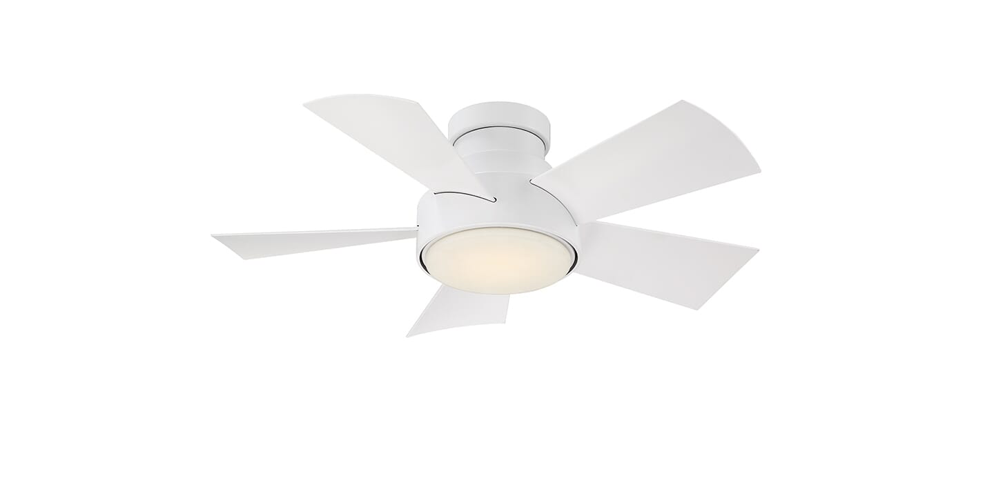 Modern Forms Vox 38" Indoor/Outdoor Ceiling Fan in Matte White