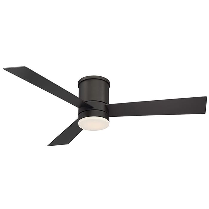 Modern Forms 52" Axis Flush Mount Outdoor LED Smart Ceiling Fan in Bronze Modern Forms 52" Axis Flush Mount Outdoor LED Smart Ceiling Fan in Bronze