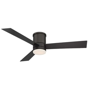 Modern Forms 52" Axis Flush Mount Outdoor LED Smart Ceiling Fan in Bronze