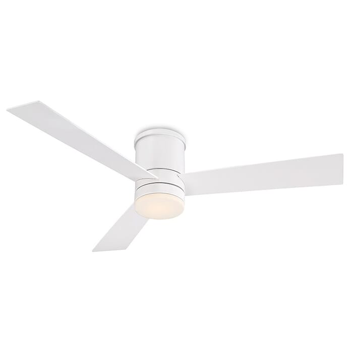 Modern Forms Axis 52" Flush Mount Outdoor LED Smart Ceiling Fan in Matte White Modern Forms Axis 52" Flush Mount Outdoor LED Smart Ceiling Fan in Matte White