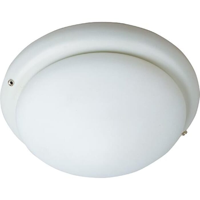 Maxim Lighting Basic Max 7" White Glass Ceiling Fan Light Kit in Bronze Maxim Lighting Basic Max 7" White Glass Ceiling Fan Light Kit in Bronze