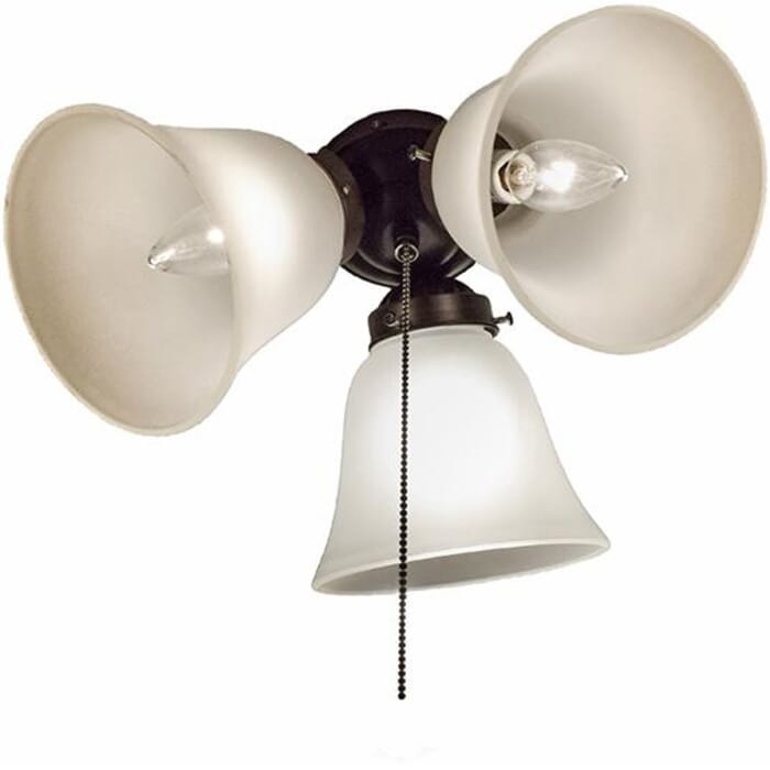 Maxim Basic Max 12" 3-Light Ceiling Fan Light Kit in Oil Rubbed Bronze Maxim Basic Max 12" 3-Light Ceiling Fan Light Kit in Oil Rubbed Bronze