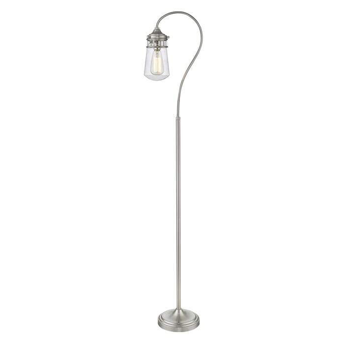 Z-Lite Celeste 1-Light Floor Lamp Light In Brushed Nickel Z-Lite Celeste 1-Light Floor Lamp Light In Brushed Nickel