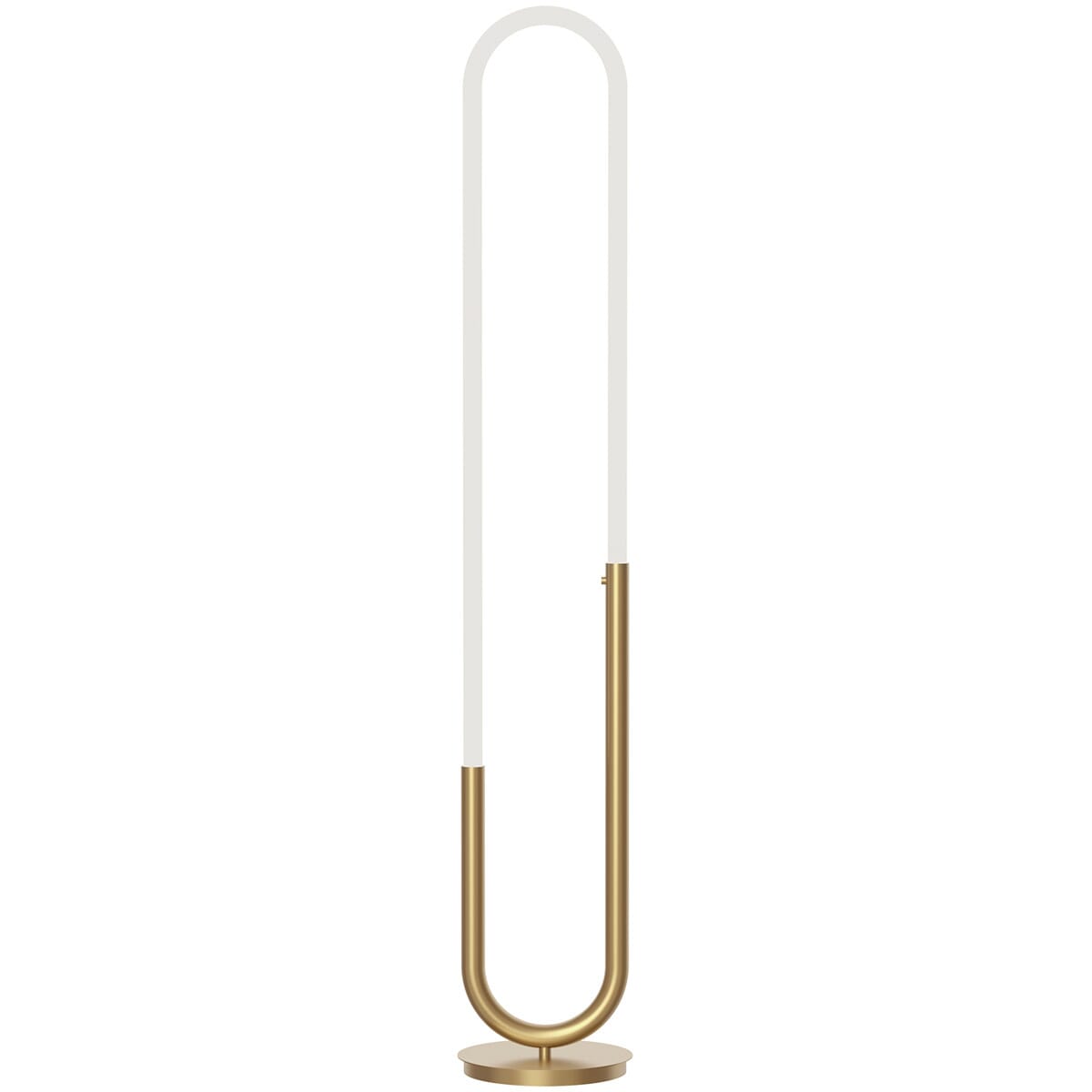 Kuzco Huron Floor Lamp in Brushed Gold