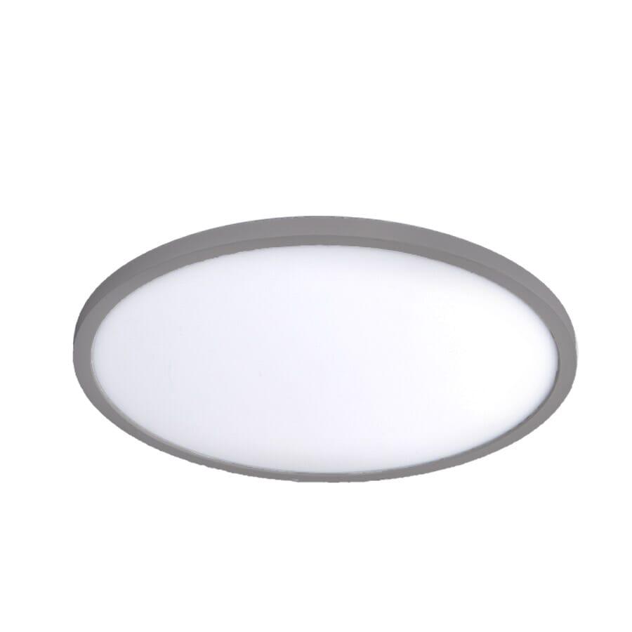 Brushed Nickel LED Flush Mount from the Round Collection