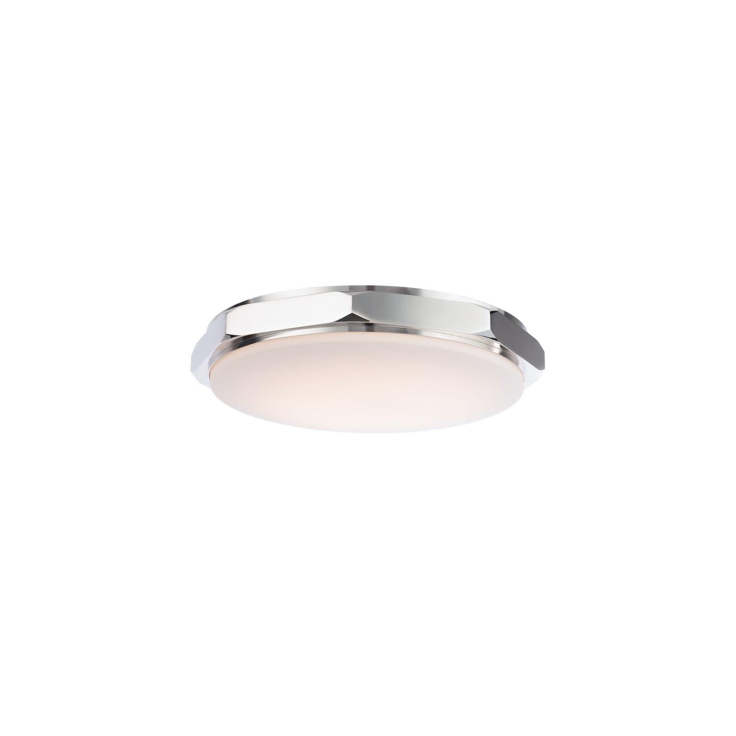 Polished Nickel LED Flush Mount from the Grommet Collection
