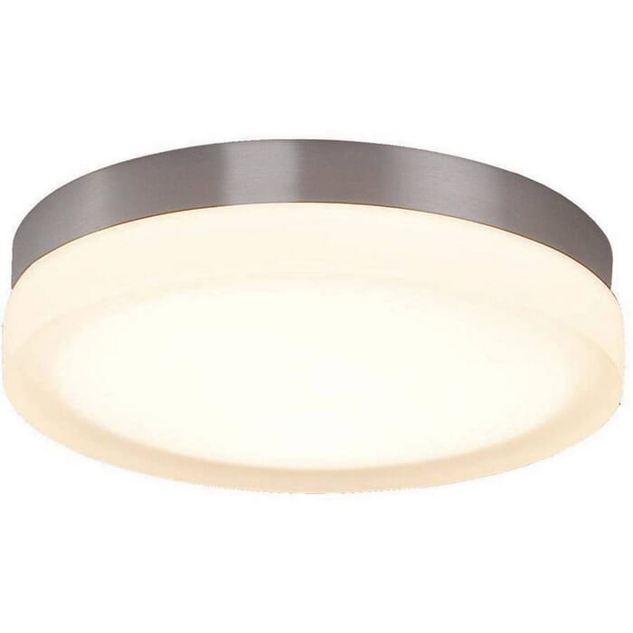 WAC Lighting 120V Slice 6" Square LED Soft White Flush Mount in Brushed Nickel WAC Lighting 120V Slice 6" Square LED Soft White Flush Mount in Brushed Nickel