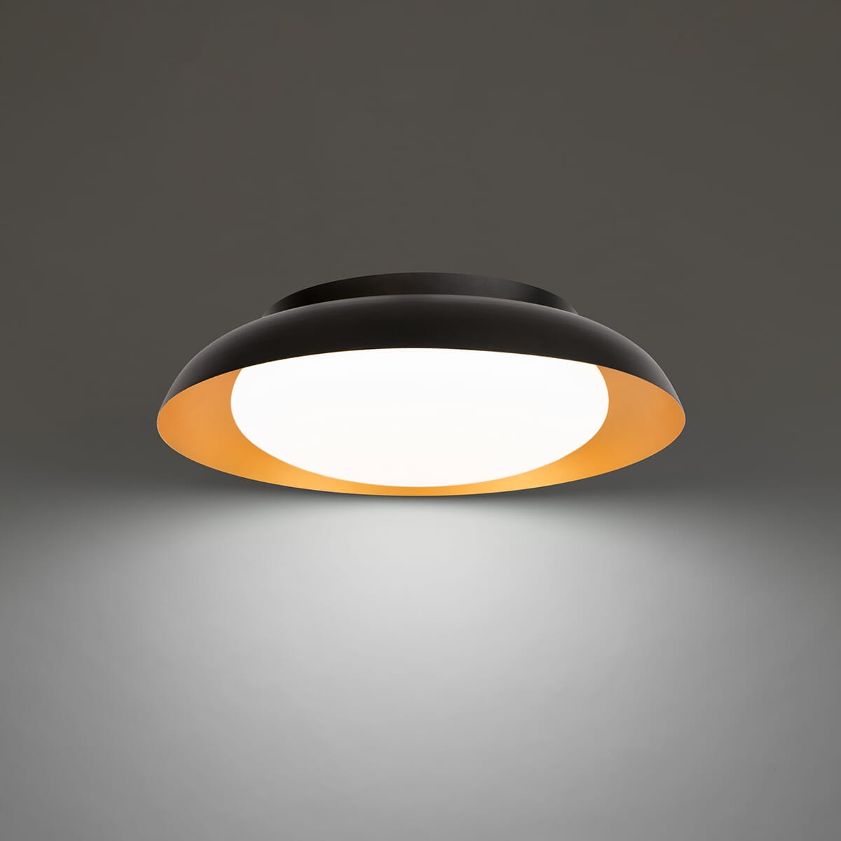 WAC Taurus Ceiling Light in Black/Gold - FM-49118-BK/GO