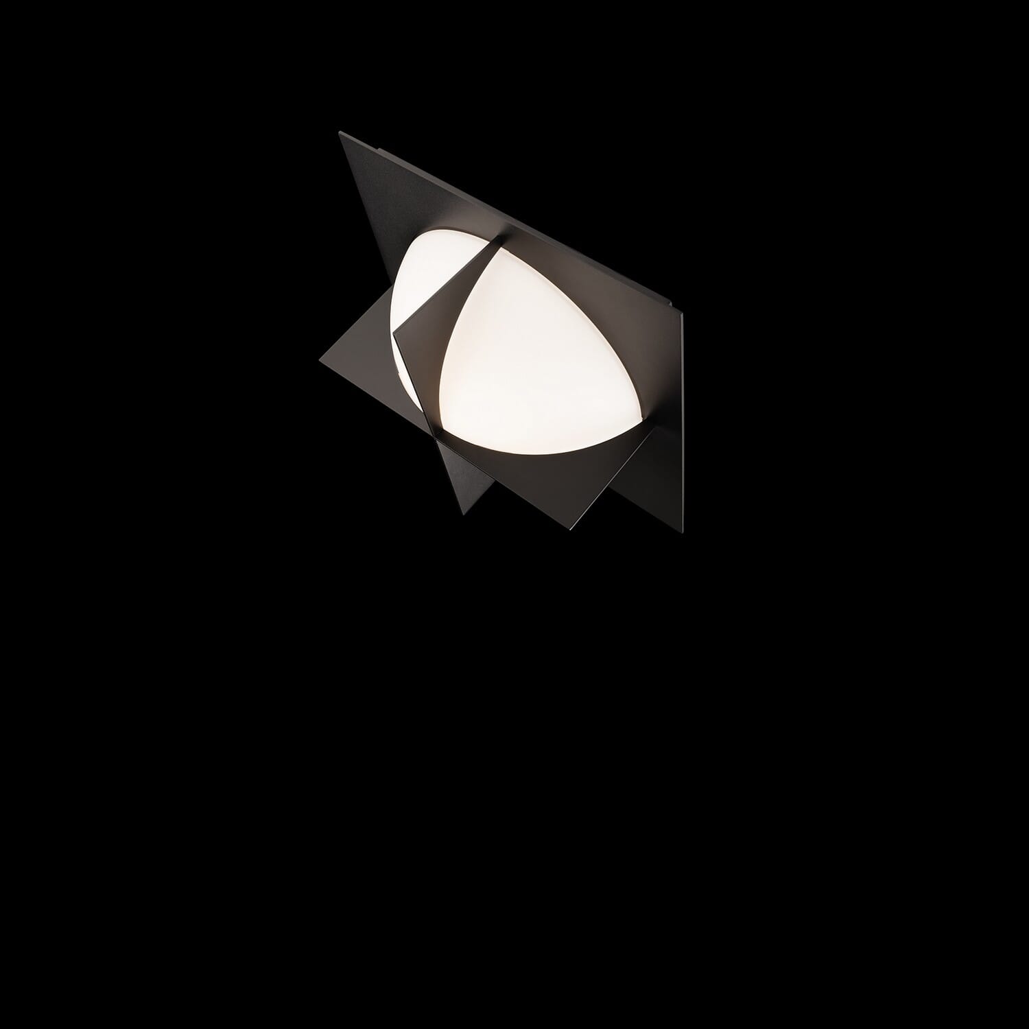 Black LED Flush Mount from the Echelon Collection