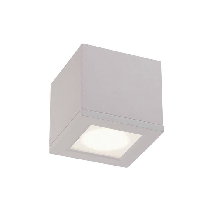 WAC Lighting Rubix 5" Indoor/Outdoor LED Flush Mount in White WAC Lighting Rubix 5" Indoor/Outdoor LED Flush Mount in White