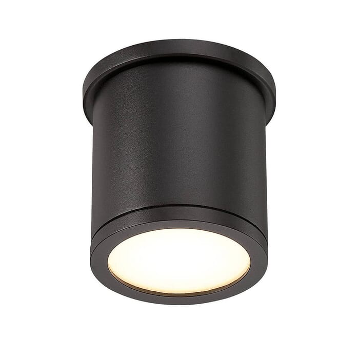 WAC Lighting 120V Tube 5" Indoor/Outdoor LED Flush Mount in Black WAC Lighting 120V Tube 5" Indoor/Outdoor LED Flush Mount in Black