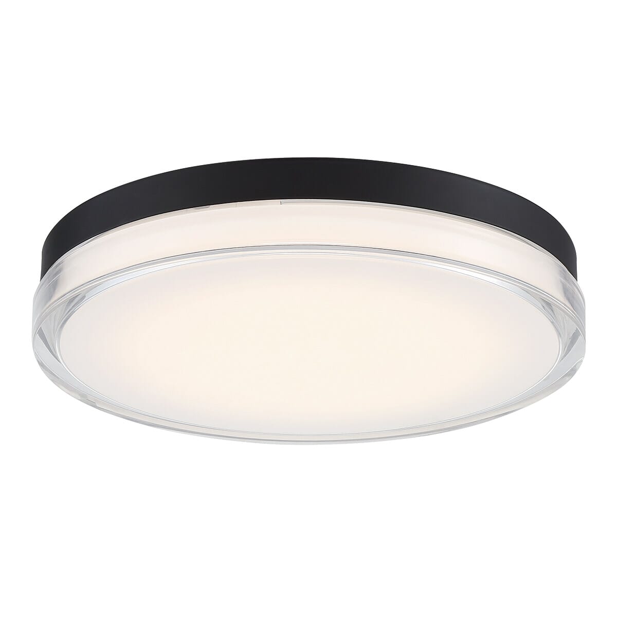 Black LED Flush Mount from the Dot Collection
