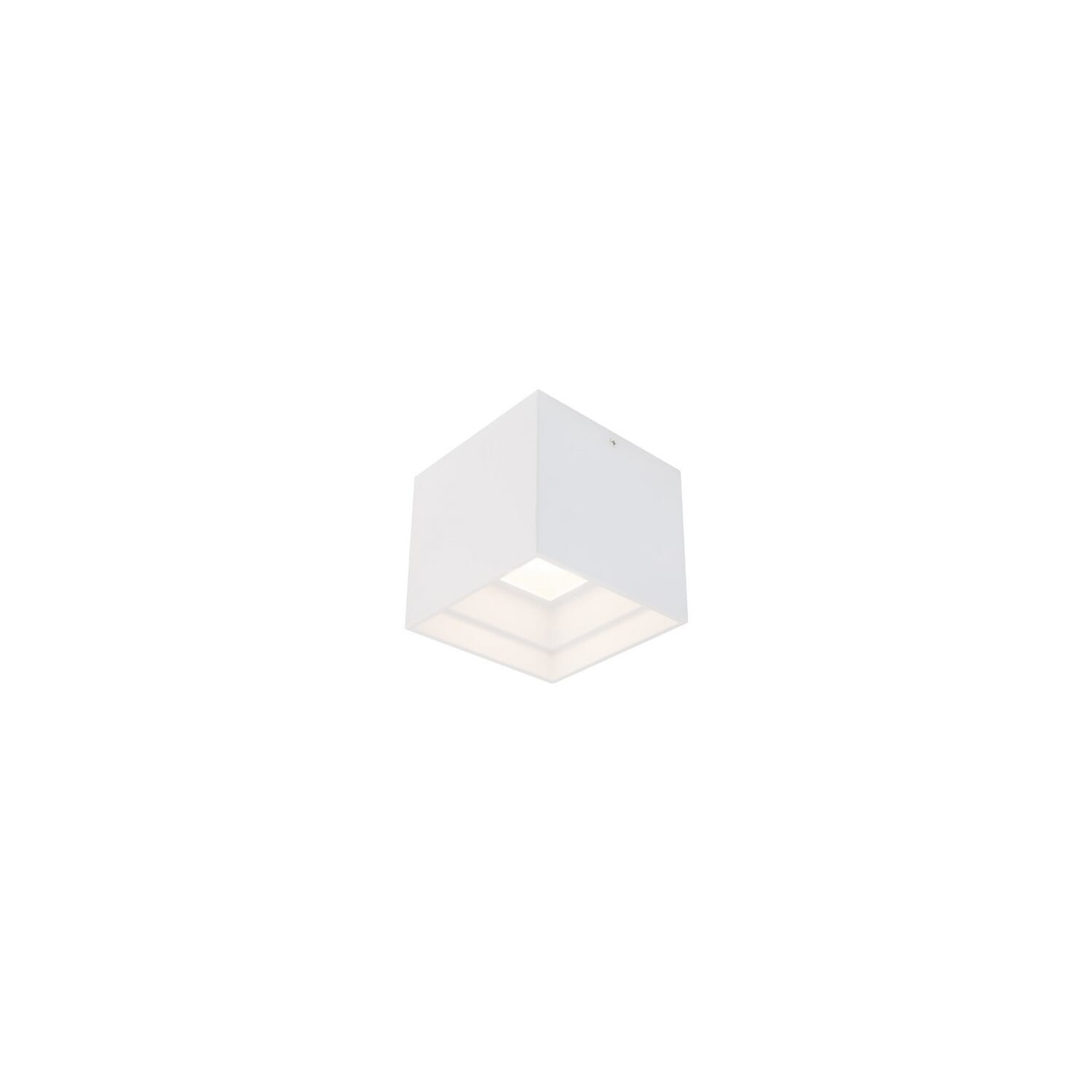 White LED Outdoor Flush Mount from the Kube Collection
