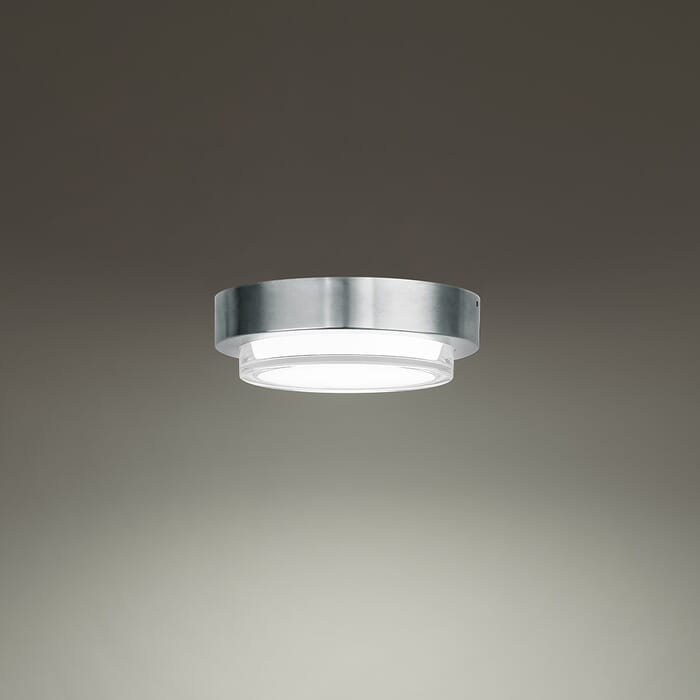 Modern Forms Kind Outdoor Ceiling Light in Stainless Steel Modern Forms Kind Outdoor Ceiling Light in Stainless Steel