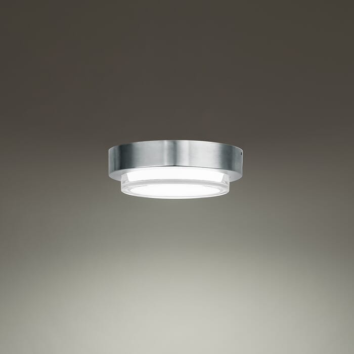 Modern Forms Kind Outdoor Ceiling Light in Stainless Steel Modern Forms Kind Outdoor Ceiling Light in Stainless Steel