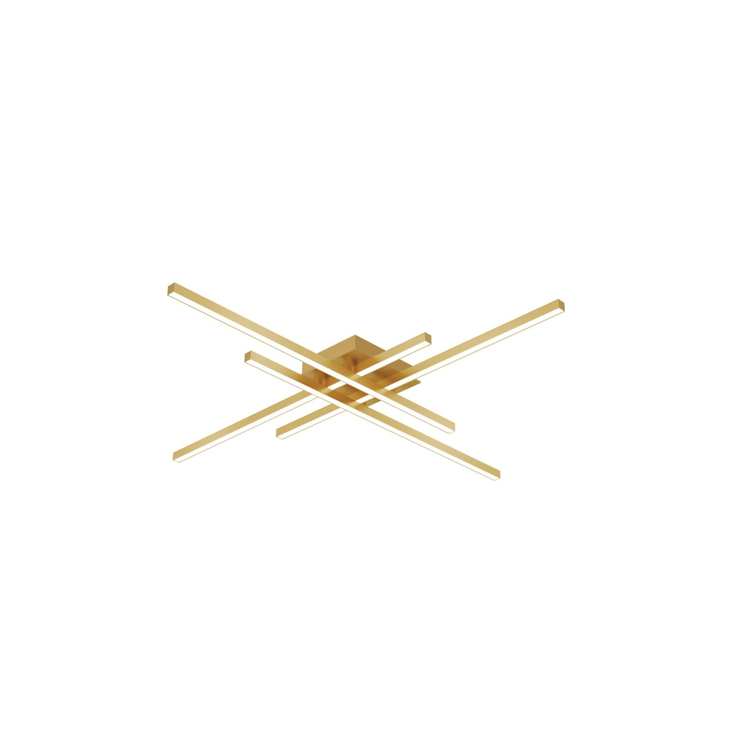 Brushed Gold LED Flush Mount from the Vega Minor Collection