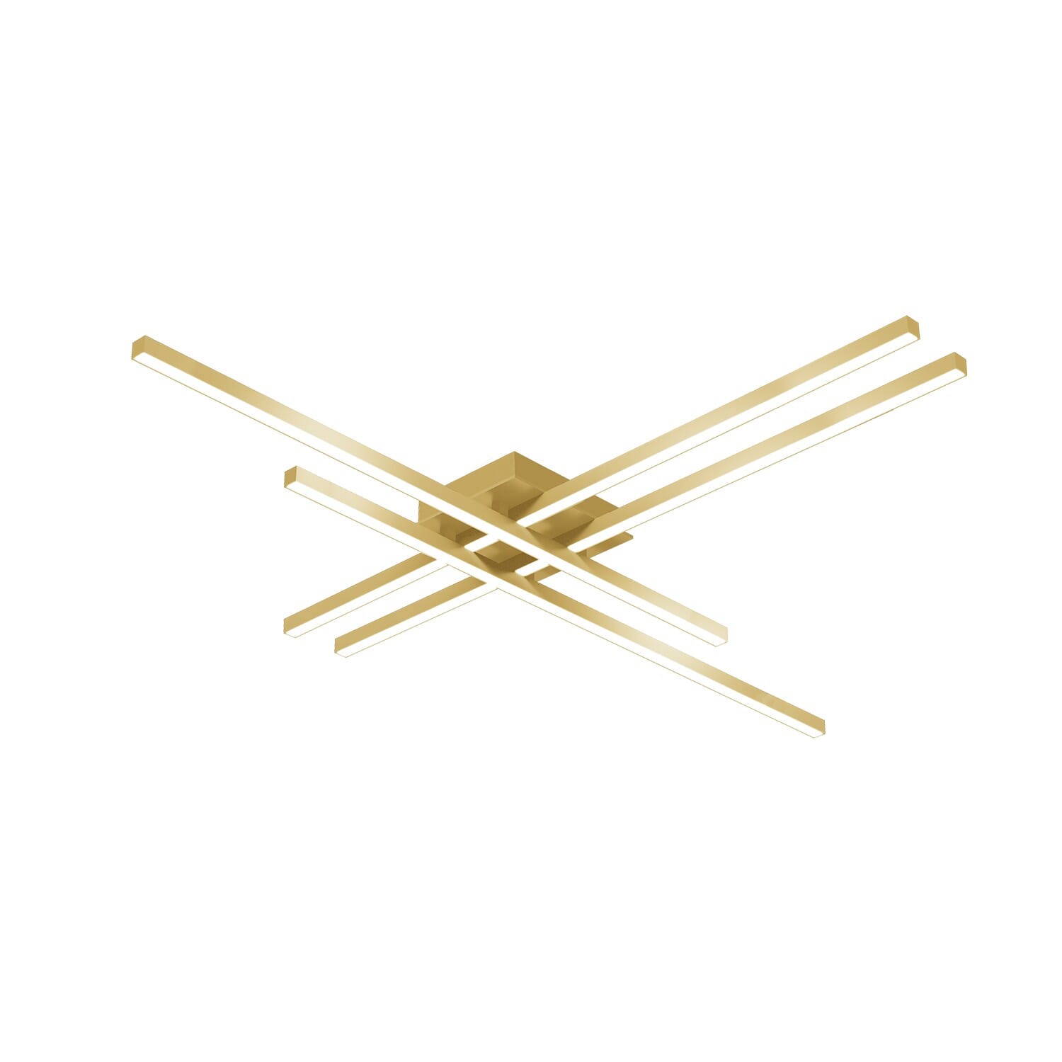 Brushed Gold LED Flush Mount from the Vega Minor Collection