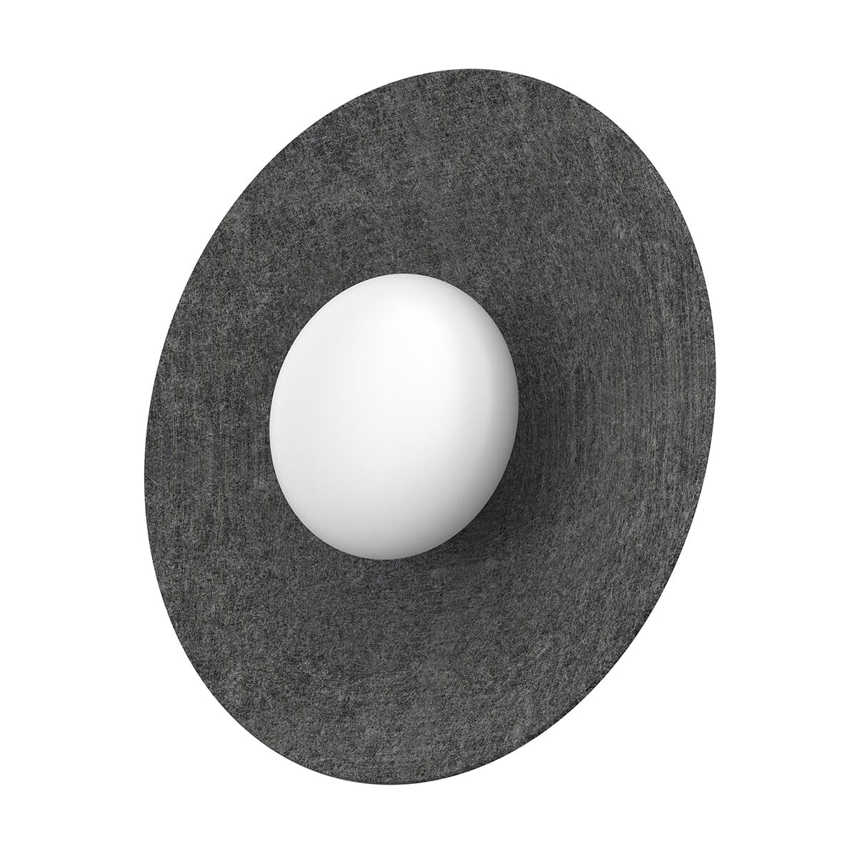 Kuzco Cruz Ceiling Light in Felt - Gray