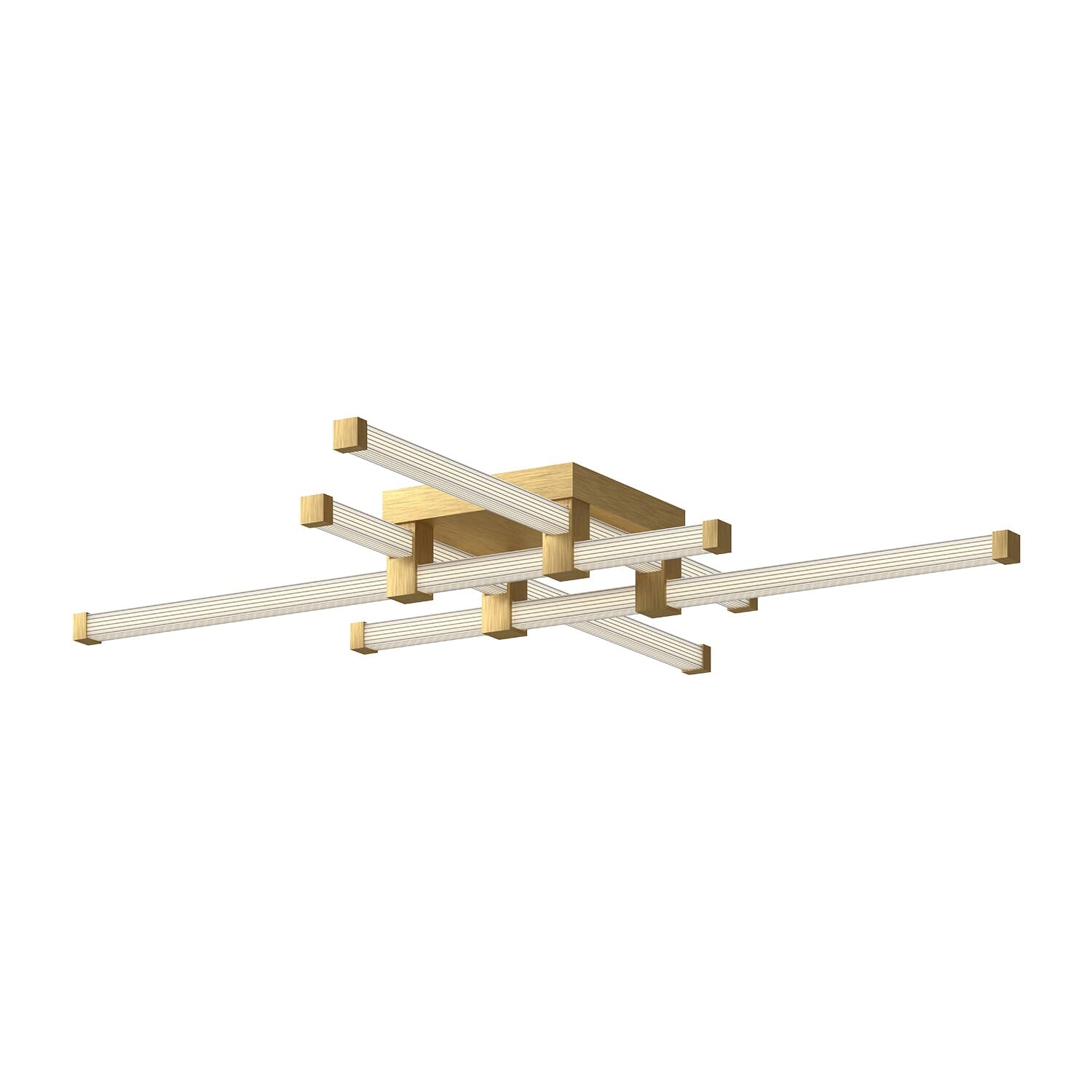 Brushed Gold LED Flush Mount from the Blade Collection