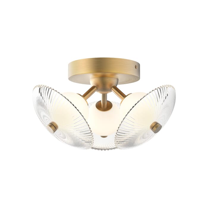 Hera LED Flush Mount in Brushed Gold Hera LED Flush Mount in Brushed Gold