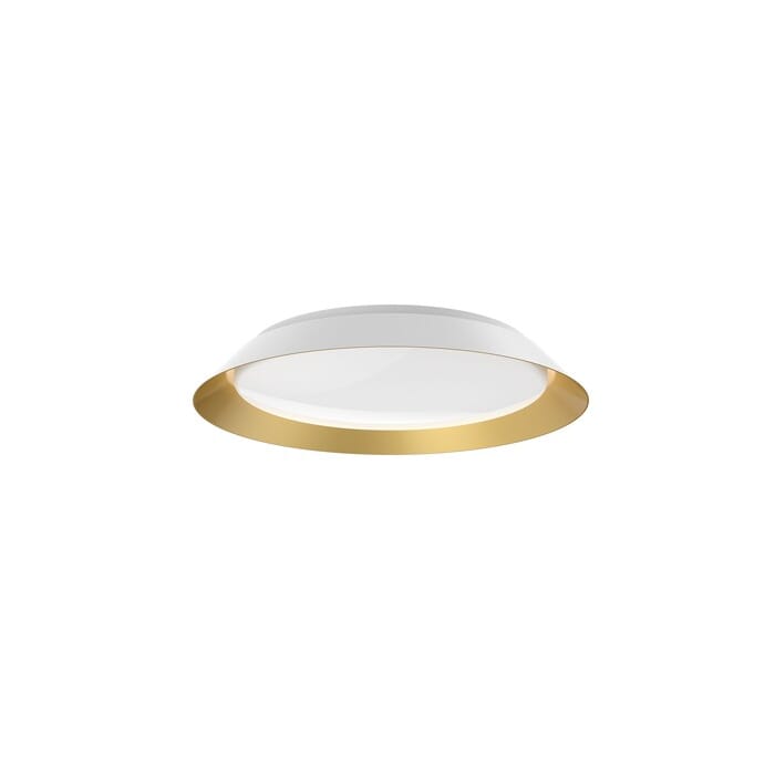 Kuzco Jasper Ceiling Light in White with Gold Kuzco Jasper Ceiling Light in White with Gold