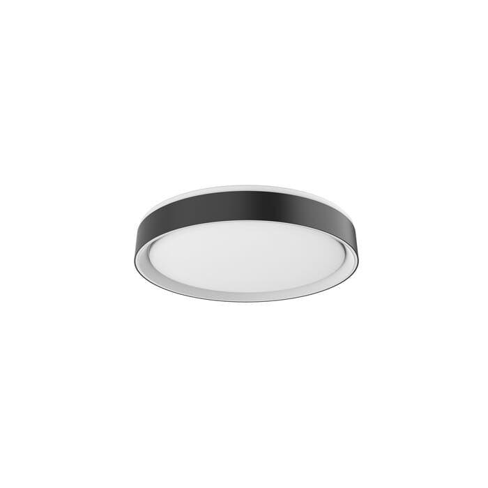Kuzco Essex Ceiling Light in Black with White Kuzco Essex Ceiling Light in Black with White