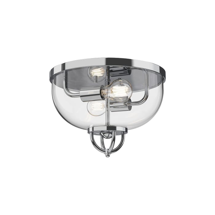 Lancaster 2-Light Flush Mount in Chrome Lancaster 2-Light Flush Mount in Chrome