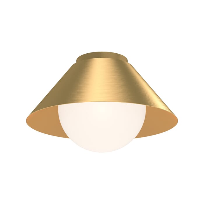 Remy 1-Light Flush Mount in Brushed Gold Remy 1-Light Flush Mount in Brushed Gold