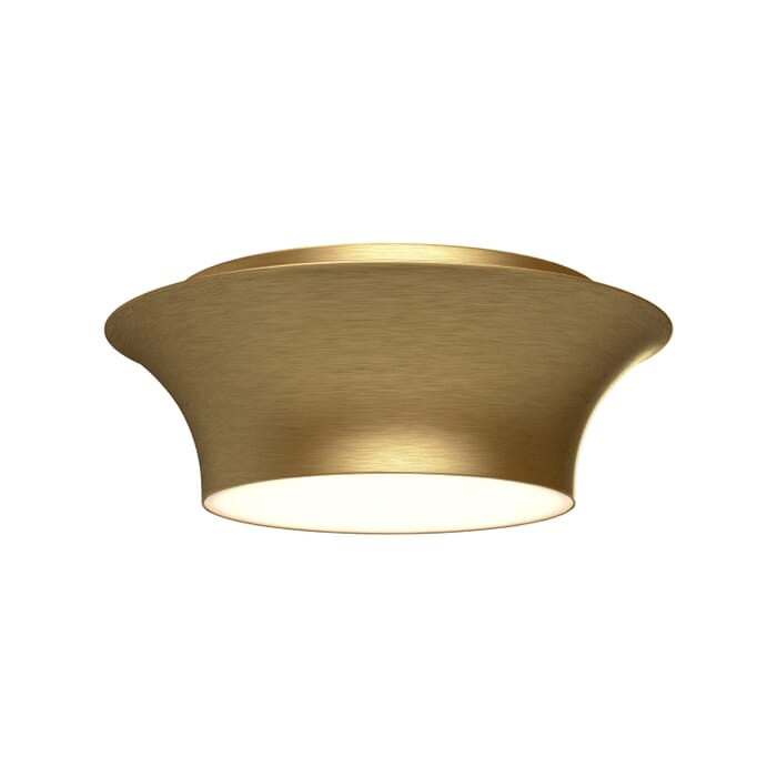 Emiko 2-Light Flush Mount in Brushed Gold Emiko 2-Light Flush Mount in Brushed Gold