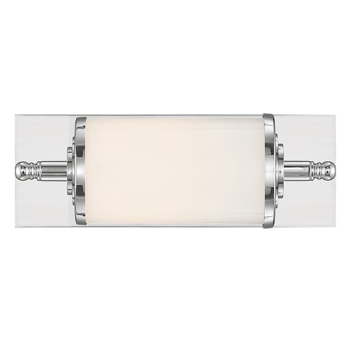 Crystorama Foster Wall Sconce in Polished Chrome Crystorama Foster Wall Sconce in Polished Chrome