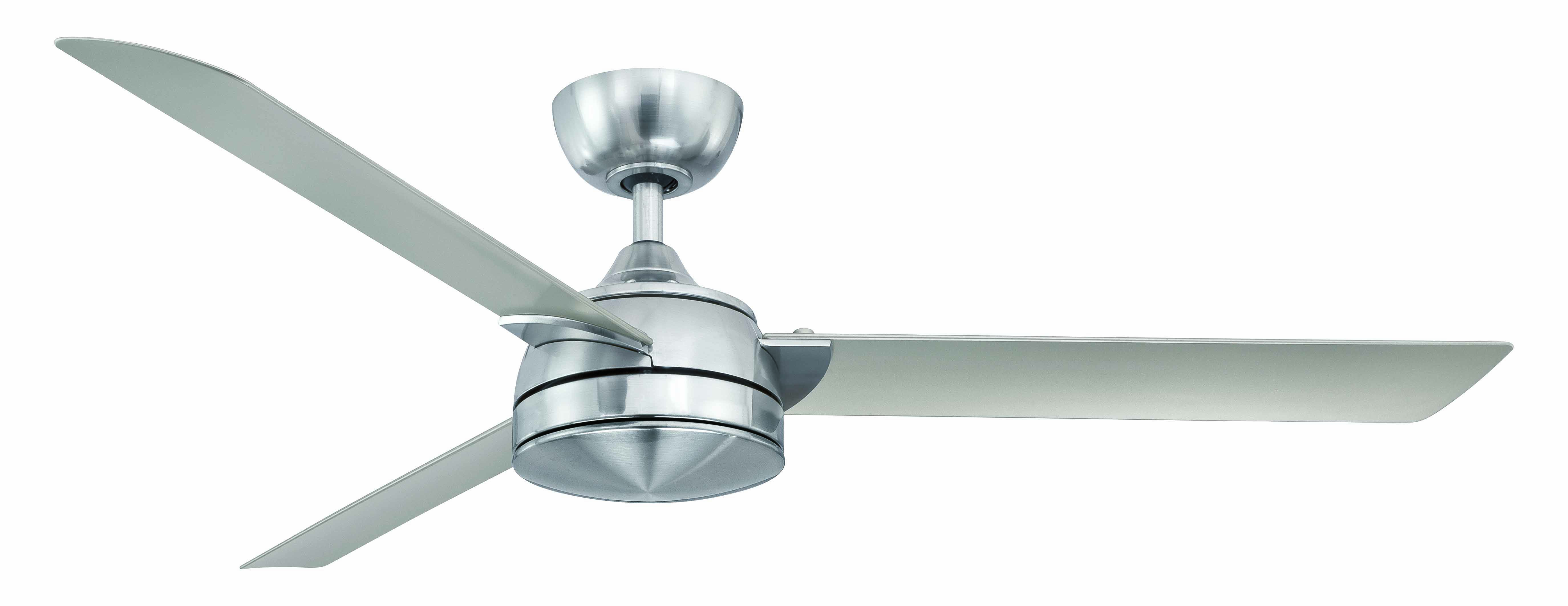 Fanimation Xeno 56" LED Indoor Ceiling Fan in Brushed Nickel with Opal Frosted Glass