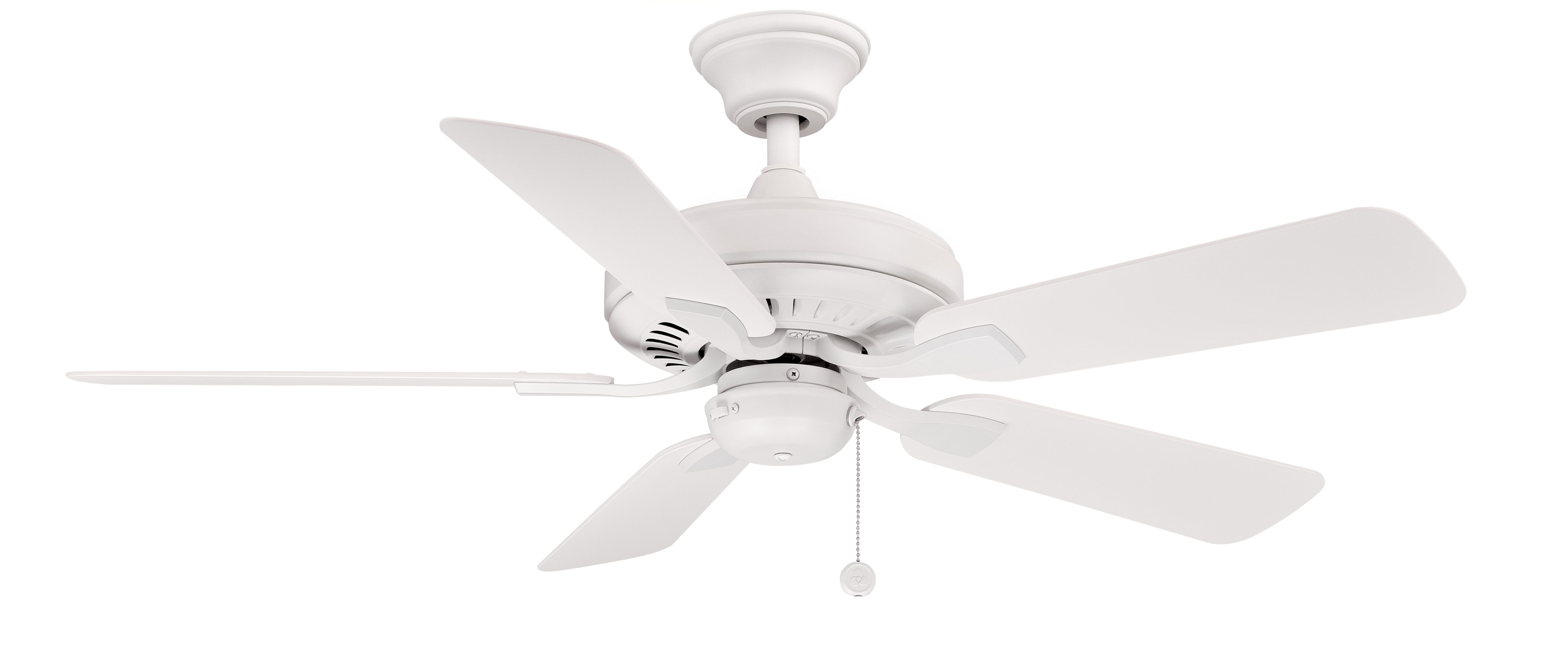 Fanimation Edgewood 44" Indoor/Outdoor Ceiling Fan in Matte White