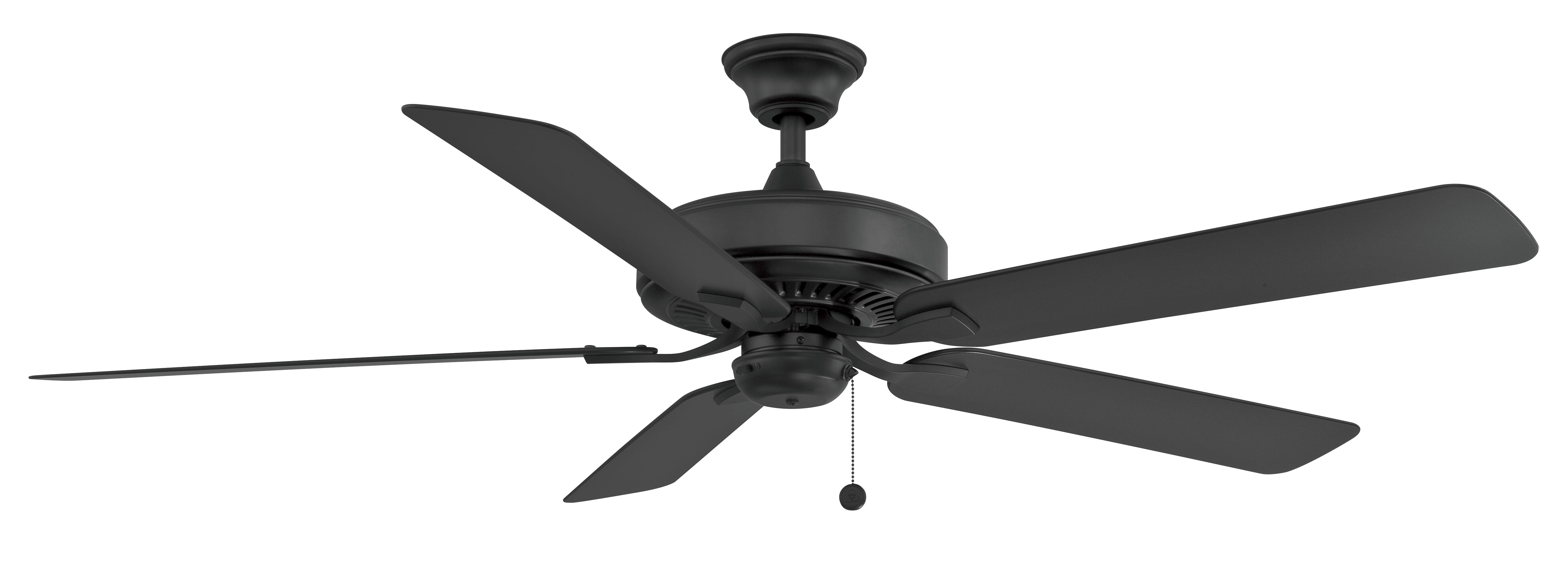 Fanimation Edgewood 60" Indoor/Outdoor Ceiling Fan in Black