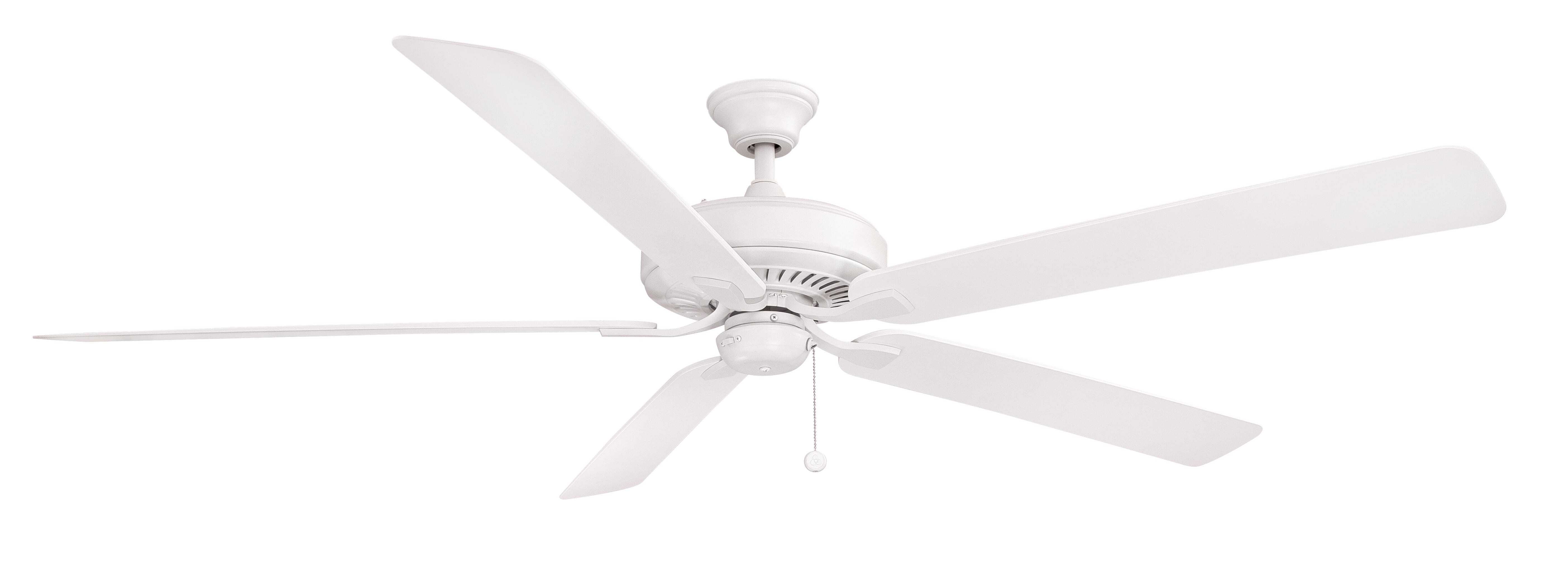 Fanimation Edgewood 72" Indoor/Outdoor Ceiling Fan in Matte White