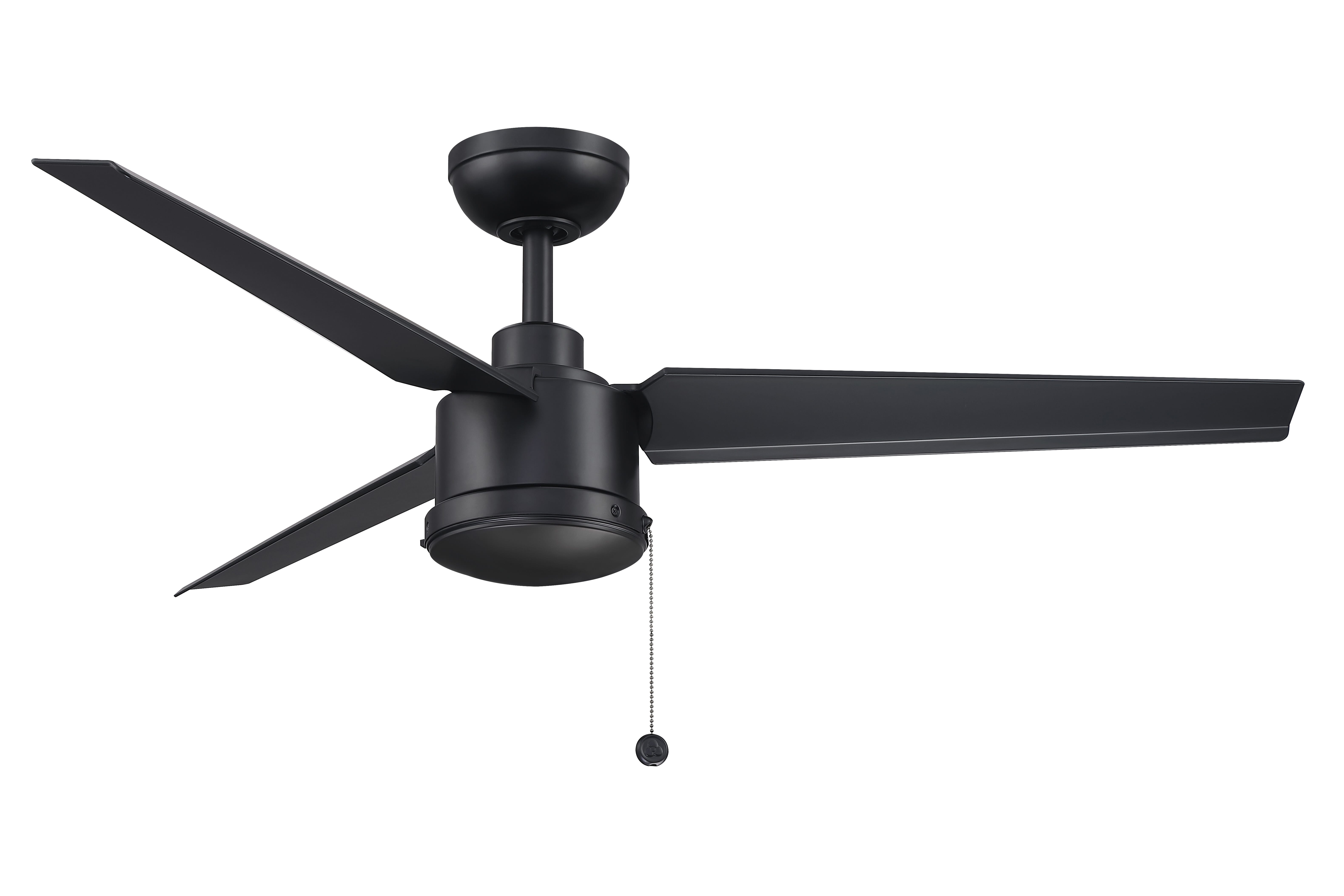 Fanimation PC/DC 52" Indoor/Outdoor Ceiling Fan in Black