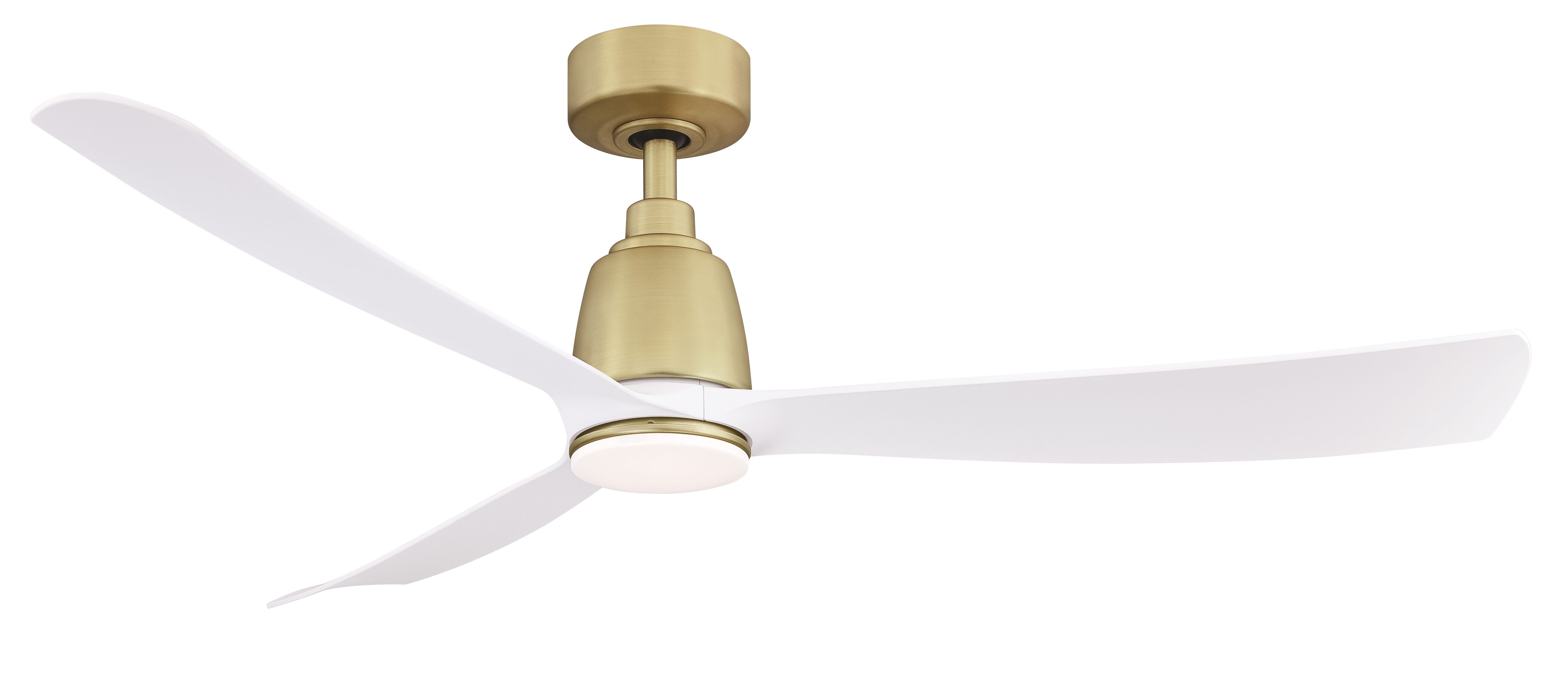 brushed gold ceiling fan