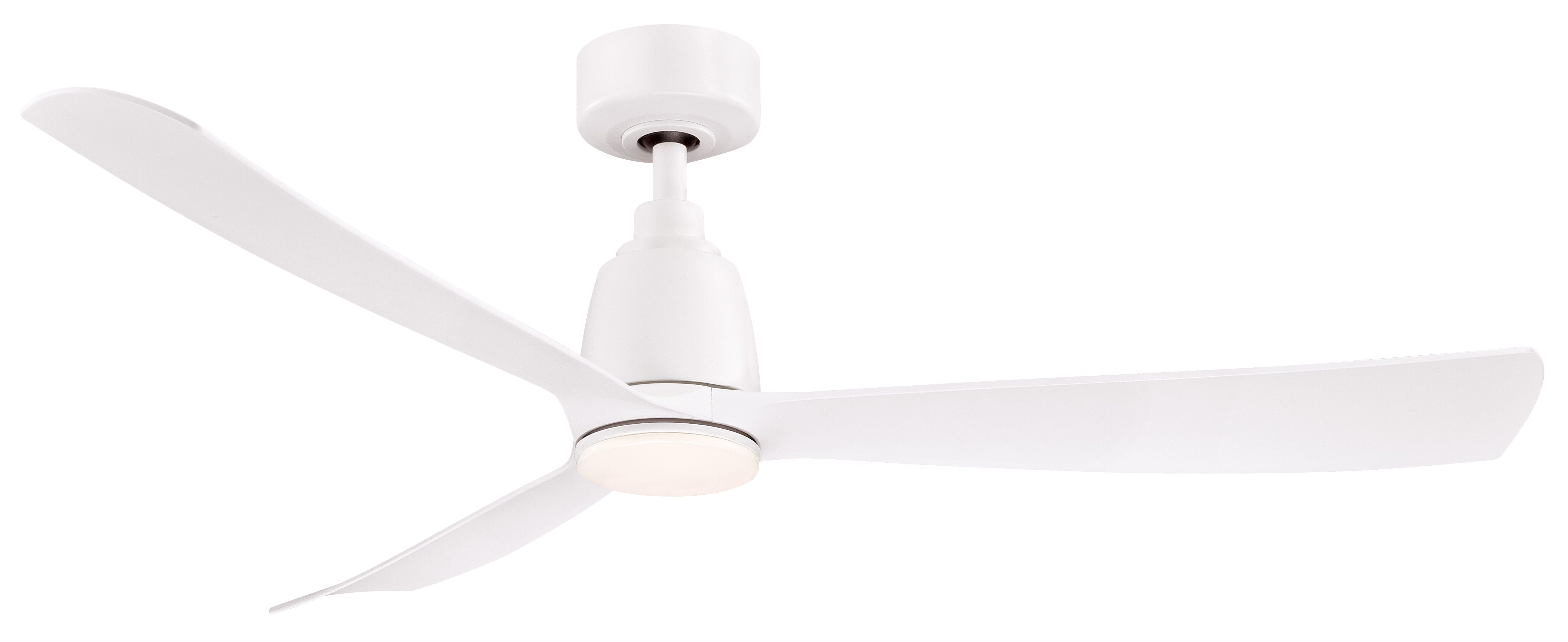 Fanimation Kute 52" Ceiling Fan in Matte White