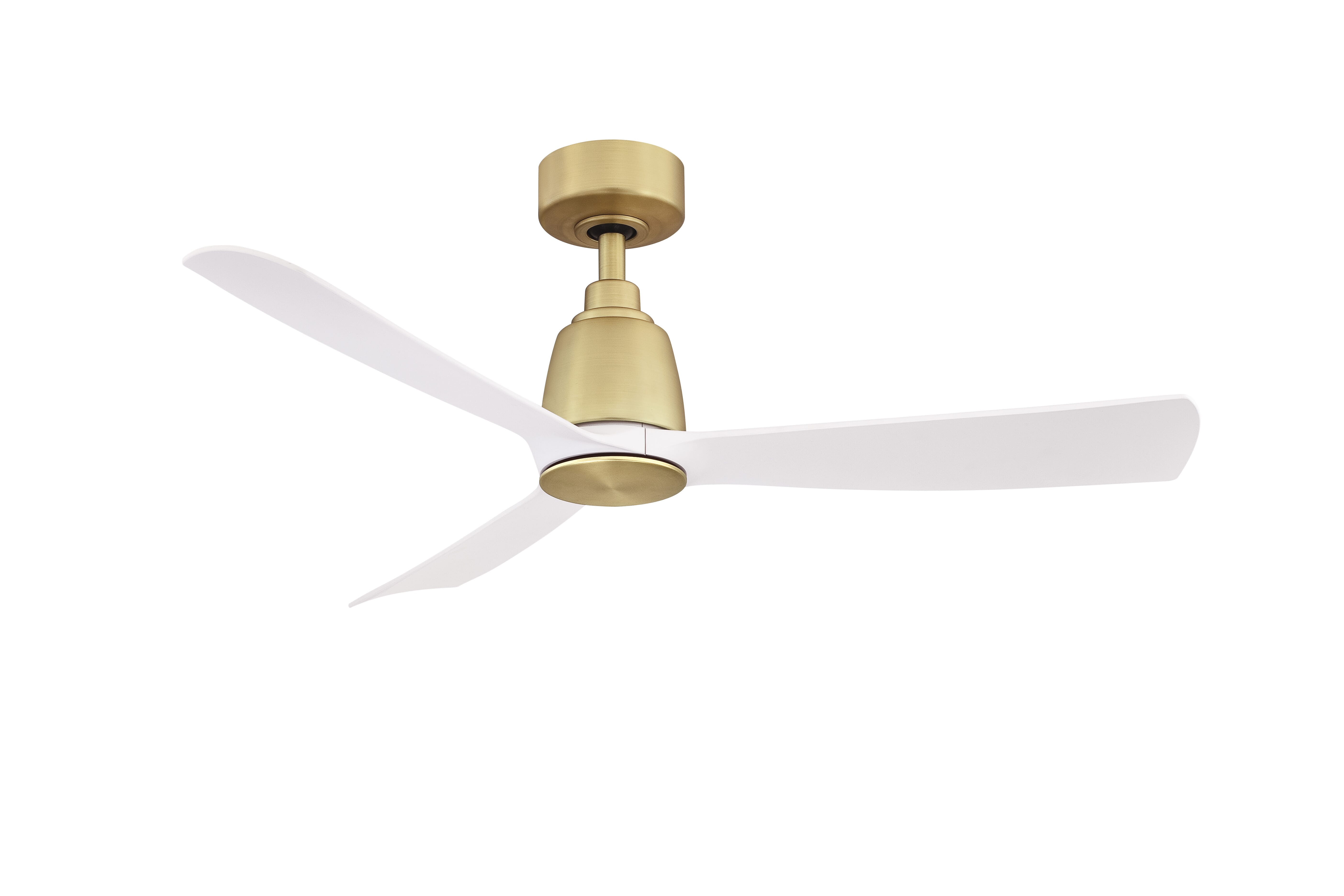 Fanimation Kute 44" Indoor Ceiling Fan in Brushed Satin Brass - FPD8547BS