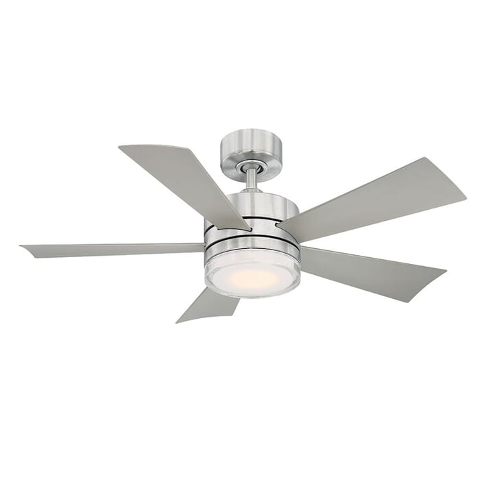 Modern Forms Wynd 42" Indoor/Outdoor Ceiling Fan in Stainless Steel Modern Forms Wynd 42" Indoor/Outdoor Ceiling Fan in Stainless Steel