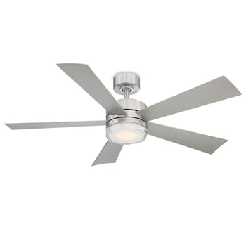 Modern Forms Wynd 52" Indoor/Outdoor Ceiling Fan in Stainless Steel
