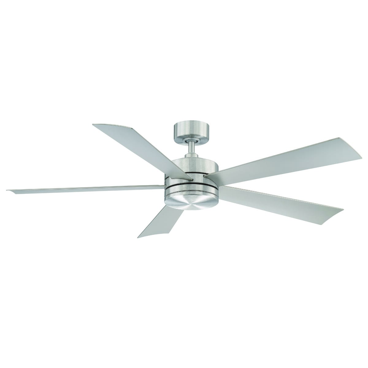 Modern Forms Wynd 60" Indoor/Outdoor Ceiling Fan in Stainless Steel - FR-W1801-60L-27-SS