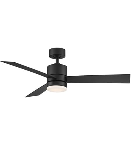Modern Forms Axis Indoor and Outdoor Ceiling Fan in Matte Black