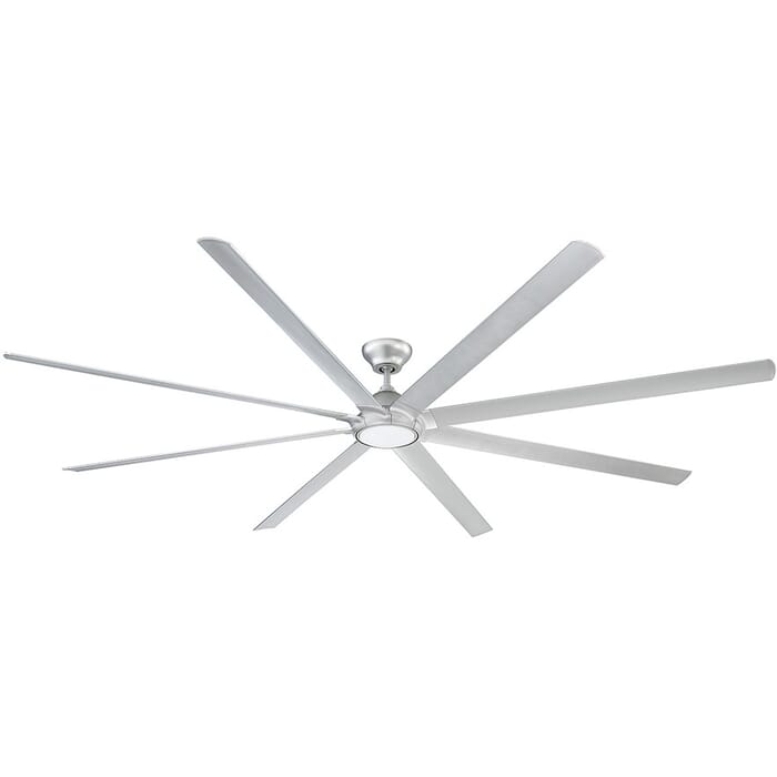 Modern Forms Hydra Outdoor LED 120" Smart Ceiling Fan in Titanium Silver Modern Forms Hydra Outdoor LED 120" Smart Ceiling Fan in Titanium Silver