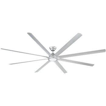 Modern Forms Hydra Outdoor LED 120" Smart Ceiling Fan in Titanium Silver