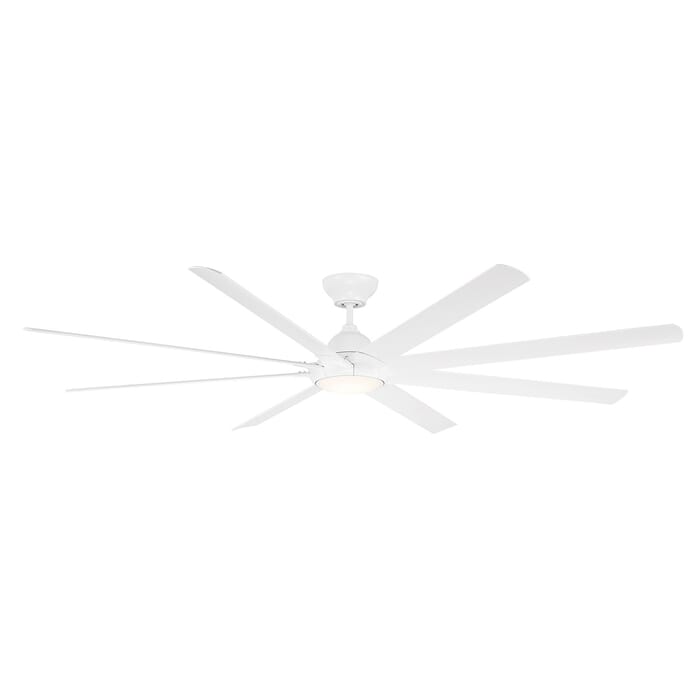 Modern Forms Hydra Indoor and Outdoor Ceiling Fan in Matte White and Titanium Silver Modern Forms Hydra Indoor and Outdoor Ceiling Fan in Matte White and Titanium Silver